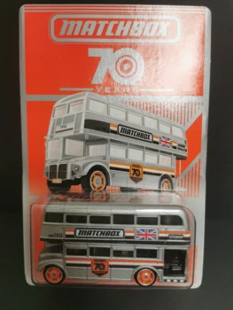 1/64 кибритена кутия, 70-аз колекция на автобусите от лят под налягане сплав, модел кола украса, играчки