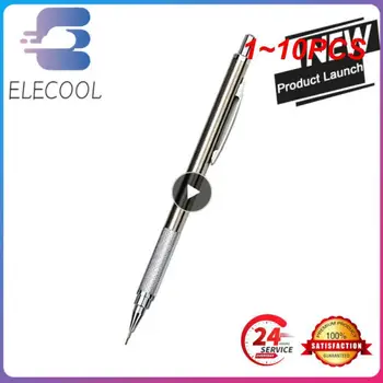 1 ~ 10ШТ Метален Полето за притежателя 2 мм, Механичен чертежный молив 2,0 мм Полето за притежателя Механичен молив