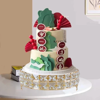 1 бр. златна квадратна кристален поставка за торта, тава за десерт, поставка за сватбена украса, централните елементи на масата