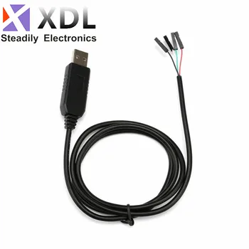 1 бр. кабел модул PL2303 PL2303HX USB към UART TTL 4p 4-пинов конвертор RS232 в наличност
