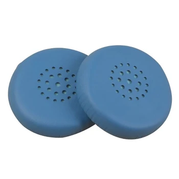 1 двойка от порест каучук амбушюр, кожена възглавница за слушалки Sony WH-CH400 (син)