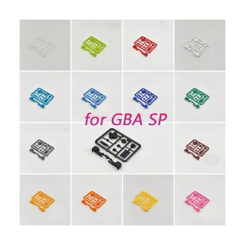 1 комплект Пластмасови Бутони за GameBoy Advance SP A B Избор на Стартиране Включване и Изключване на Захранването на Бутона L R D Pad за GBA SP Пълен набор от бутони