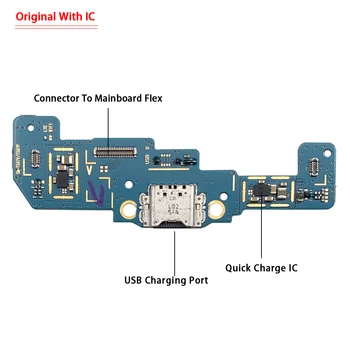 100% Оригинален USB порт За зареждане за Samsung Galaxy Tab A A2 10,5 2018 T590 T595 T597 SM-T590 T595C T595N Flex