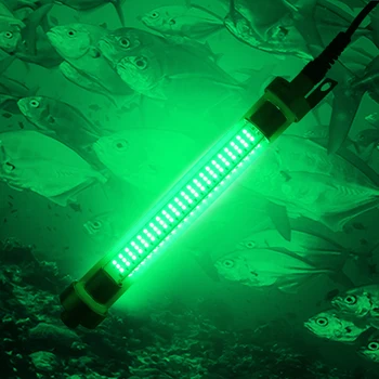 100W 10000lm Открит и подводен фенер за риболов IP68 Underwater Night Fish LED Light Green Light Fishing