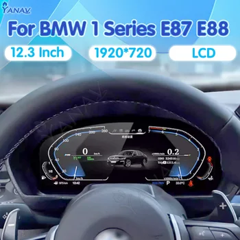 12,3 ИНЧА За BMW 1 Series E87 E88 E81 E82 LCD Цифров Клъстер Тъчпад Арматурното Табло Виртуален Измерване на скоростта на кабината