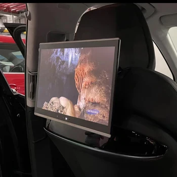 13,3-Инчов облегалката за глава TV 4K Авто Видео наблюдение на Седалката За Audi Android 12,0 Многофункционален Таблет със Сензорен екран WiFi/Bluetooth/USB/SD
