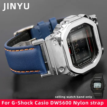 16 мм и Каишка Kanvas за часовници G-Shock C-asio DW5600 GW-B5600 GW-M5610 Серия Hold Water Nilon Тел Модифицирана Клонка Man