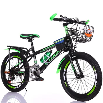 18-инчов Планински велосипед с променлива скорост от високо стомана, двойно дисковата спирачка, игри на открито, подходяща за деца на възраст над 8 години