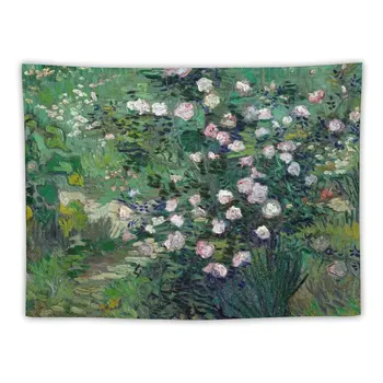 1889-Винсент ван Гог-Роза-33x41,3 Гоблен, Украса за дома, Сладък Гоблен