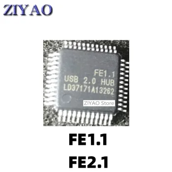 1бр FE1.1 FE2.1 USB2.0 чип интерфейс за управление на главината QFP-48 опаковка