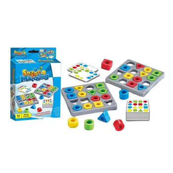 2 Игри с геометрични цветове с широко приложение за деца от всички възрасти, пъзели с геометрични фигури