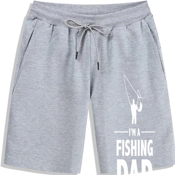2019 Модерни ежедневни мъжки къси панталони за мъже, I ' M A FISH DAD - Татко/бащи Ден/Риба /Тематични Мъжки къси панталони за мъже