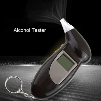2020 Професионален Тестер дъх на алкохол, Анализатор, детектор, Ключодържател, Дрегер, устройството за проверка на дишане, LCD екран