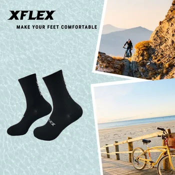 2023 XFLEX Pro Racing Bike Компресия Чорапи Дишащи Чорапи За Колоездене, планински Състезания Мъжки И Женски Calcetines Ciclismo Hombre