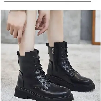 2023 Дамски есенни обувки кожени Модни класически удобни дамски обувки Тенденция на модни дамски обувки A42