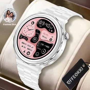 2023 Женски Смарт часовници за фитнес с 1,36-инчов HD екран, Безжичен зареждане на Android, Bluetooth-предизвикателство, NFC, IP68, Водоустойчив Умен часовник