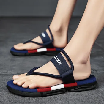 2023 Летни Нови мъжки сандали с Двойно предназначение, Градинска ежедневни плажната обувки, мъжки нескользящие чехли на дебела подметка
