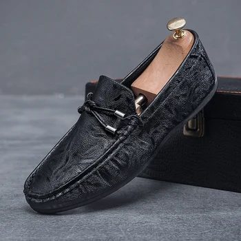 2023 Модерен Мъжки Ежедневни обувки, Лоферы подметка, Мъжки Бизнес Мокасини, Удобни обувки за мързеливи, Лятна Дишаща Градинска Обувки