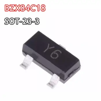 20pcs BZX84C18 SOT23 BZX84-C18 SOT-23 регулатор 18V Y6 Y6 стабилитрон