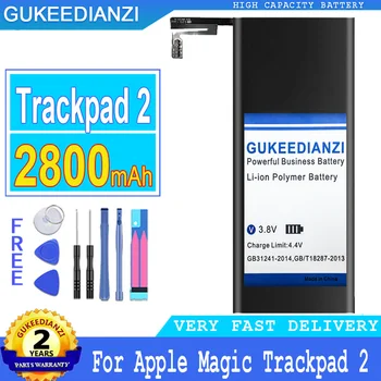 2800 ма GUKEEDIANZI Trackpad Батерия 2 За Apple Magic Trackpad 2 A1542 020-8446 Тъчпад Голяма Мощност Bateria