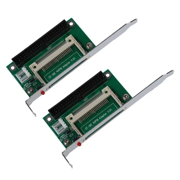 2X usb флаш-карти CF 40 контакти IDE 3.5-инчов Штекерный адаптер конвертор С Монтиране на стена