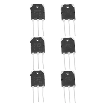3 двойки A1941 + C5198 10A 200V Усилвател на мощност в кремниевом транзисторе