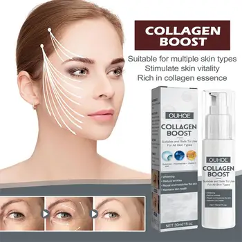 30 мл Копър, експанзионистична производството на колаген, премахва фини бръчки, анти-Стареене Коректор за тъмни петна, Крем против бръчки, Женски грижи за кожата на лицето