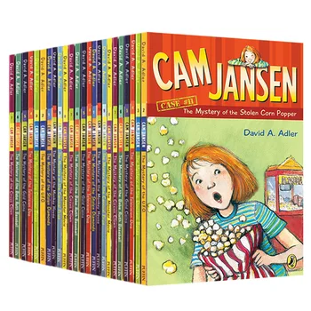 34 Книги/комплект Cam Янсен Момиче Detective Книги за четене на английски език Детски книги с оценка на
