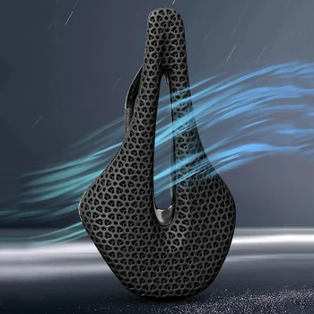 3D Печат Кормило на Седлото на МТВ от Въглеродни влакна, Кух Кормило седалка, Амортизирующая Велосипедна възглавница за автомобилния МТБ за Планински Велосипеди