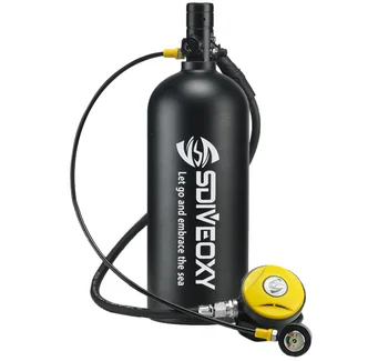 3Л 4Л преносим rebreather за гмуркане на открито, за свободно гмуркане, за риболов, кислороден балон за гмуркане
