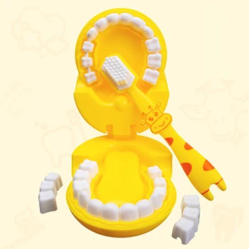 4 бр., детски играчки за ролеви игри, набиране на модели за проверка на зъбите от стоматолог, образователна играчка