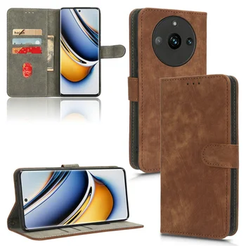 50 бр./лот За OPPO Realme 11 Pro Plus 5G Чантата с RFID Защита, Кожен Калъф-поставка За Realme C55 C35 C33 C30 V23 Q5i