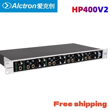 Alctron Alctron HP400 Професионален 4-канален многофункционален цифров предусилвател за слушалки, усилвател за слушалки, Професионален Усилвател за слушалки