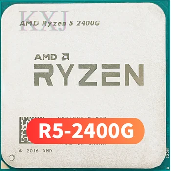 AMD Ryzen 5 2400G R5 2400G 3.6 Ghz Четириядрен четырехпоточный процесор 65 W Cpu YD2400C5M4MFB Socket AM4