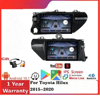 Android 11 IPS DSP 2.5 D Кола DVD плейър За Toyota Hilux 2015-2020 carplay Гласово Управление на GPS-навигатор автоэлектроника