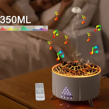 Bluetooth-високоговорител, овлажнител на въздуха, дифузор етерично масло, преносим дифузор етерично масло Mosdes с 2 мъгла, бял шум в спалнята