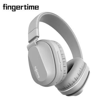Bluetooth-слушалки Fingertime P2 с шумопотискане, безжична Bluetooth слушалка над ухото, стерео с 4D бас, подкрепа TF 3,5 мм