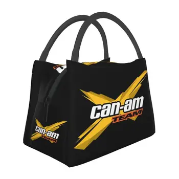 Can-Am BRP ATV Лого Термоизолированные чанти за обяд Женски Сменяеми Торбички за обяд и за Офис, Кутия за съхранение на храна на открито