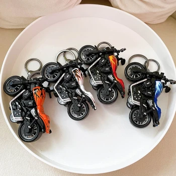 Cartoony мотоциклет с кръгла катарама, аксесоари за студентски играчки, кола, чанта, окачване, интериор