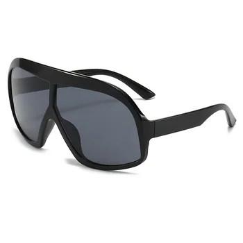 DOISYER Модерен Ретро лого за поръчка на едро Квадратни очила с големи рамки С цветни лещи за мъже и жени Слънчеви очила