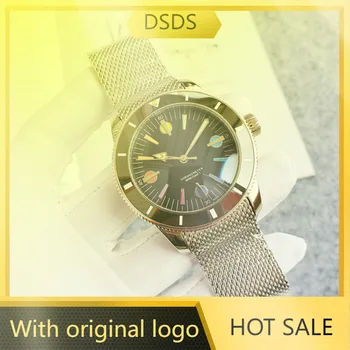 Dsds Мъжки часовник 904l Автоматични механични часовници е от неръждаема стомана 45 mm-BR