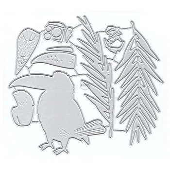 DzIxY Animal Pet Bird Метални Режещи Печати за Направата на Картичките Комплекти на Печати за Подпечатване на Хартия Альбомные Занаяти 2023 Нови Шаблони Шаблони