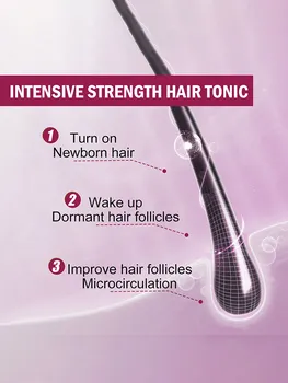 EELHOE Копър за здравословен растеж на косата Натурална растителна копър Може да се възстанови повредена коса Овлажняващ етерично масло в корените на косата