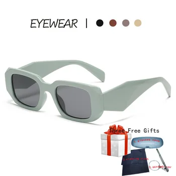 Fashion слънчеви очила с неправилна форма с широки штанинами, Маркови дизайнерски двухлучевые очила за стрелба, модерен улични снимки, Класически очила