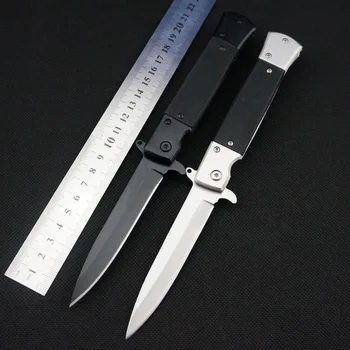 Hongmuhan Сгъваем Нож с Острие, Тактически Ножове, спасителна нож за оцеляване, Стомана с дръжка G10, Походный Ловен нож, 2 цвята