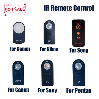 IR-инфрачервено Дистанционно Спускане на затвора За Sony Canon EOS, Nikon, Pentax RC-6 ML-L3 Камера A6000 A6300 Аксесоари