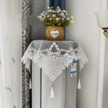 koronkowy haft wisiorek obrus klimatyzator pokrowiec na pralkę tkaniny wakacje salon dekoracji