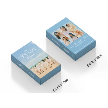Kpop 55 Картички/Набор от IVE Album A Dreamy Day Mito Lomo Малка Картичка са подбрани Картичка Wonyoung LIZ Gaeul Фотокарточка За Момичета Коллекционный подарък