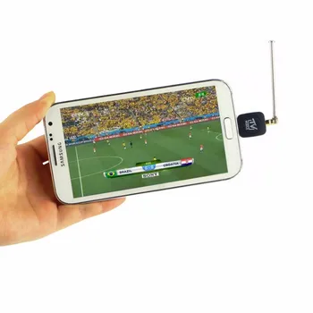 Mini Micro USB DVB-T Цифров мобилен TV тунер-приемник за Android 4.1 по-горе