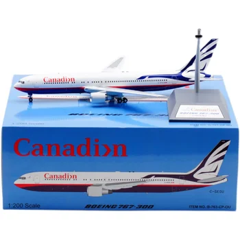 Molded под налягане в мащаб 1/200 Air Canada B767-300 C-GEOU Симулация Модел на Самолет От Сплав Магазини за Бижута Колекция Играчки